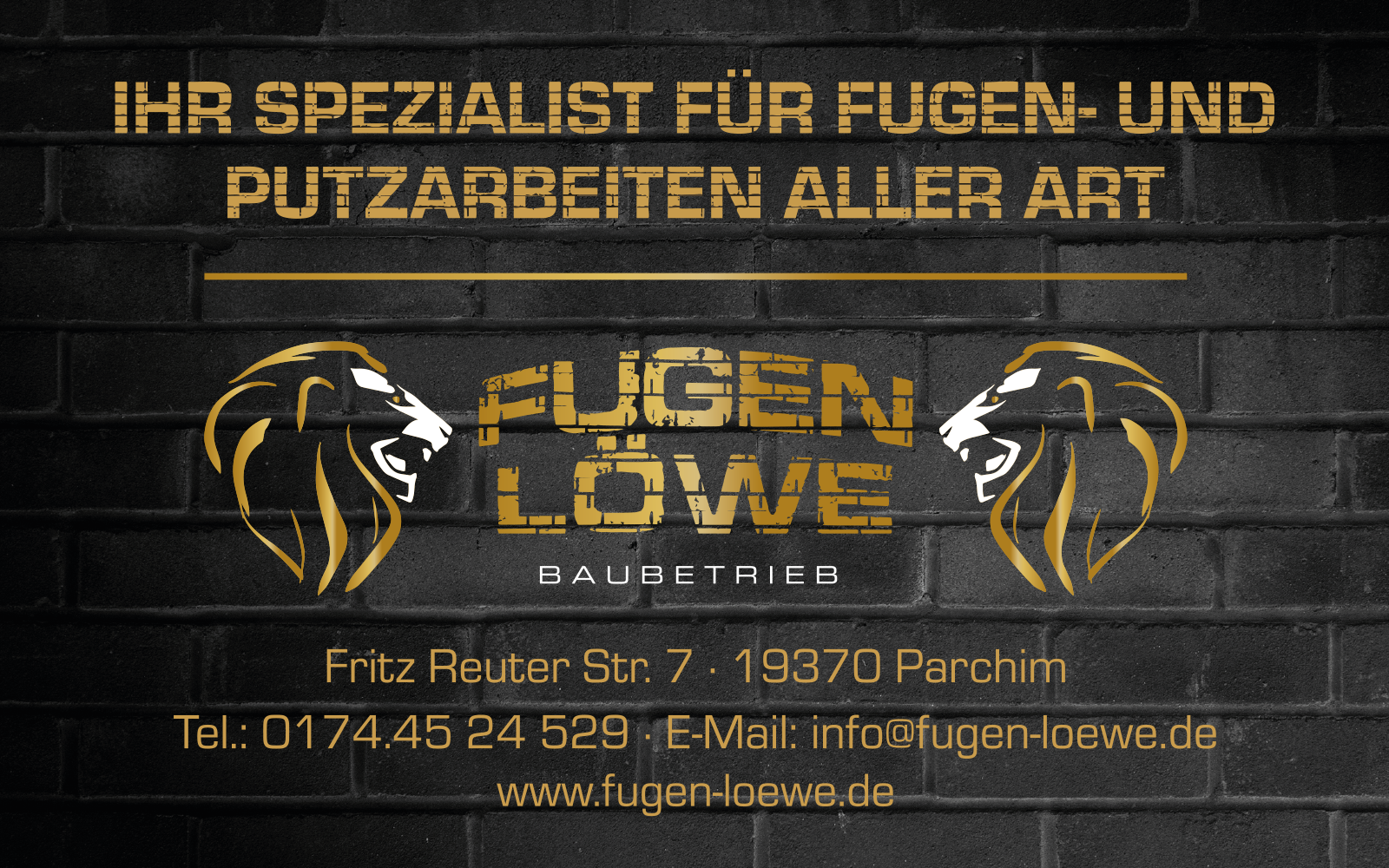 Fugen Löwe Baubetrieb: Unser Einsatzgebiet – von Parchim bis München